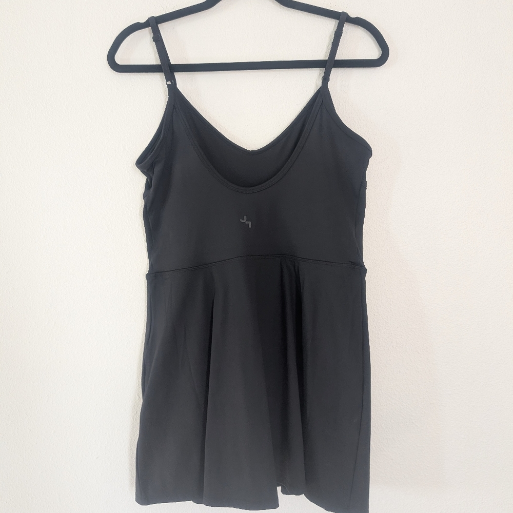 JoyLab Game Day Strappy Active Dress Romper Black Size Medium - Picture 6 of 8